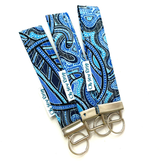OH SEW ROSY: KEY FOBS/WRISTLET- WATER DREAMING (WARLUKURLANGU)