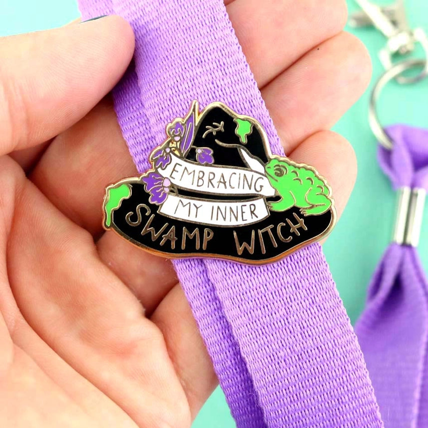 JUBLY-UMPH - "Embracing My Inner Swamp Witch"- Lapel Pin