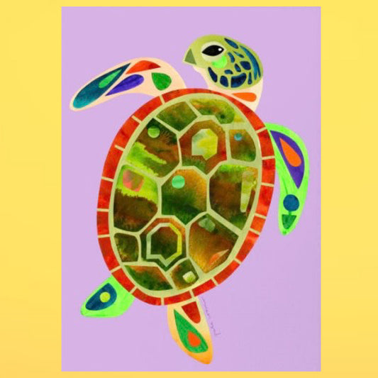 PETE CROMER - TURTLE A3 FINE ART PRINT