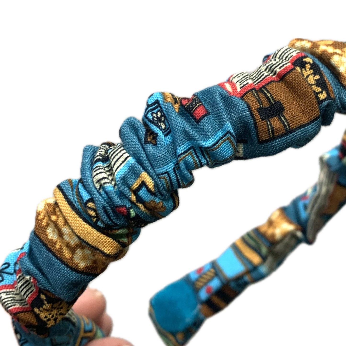 THIS BIRD HAS FLOWN - "Book Shelf"- SMALL SCRUNCHIE HEADBANDS