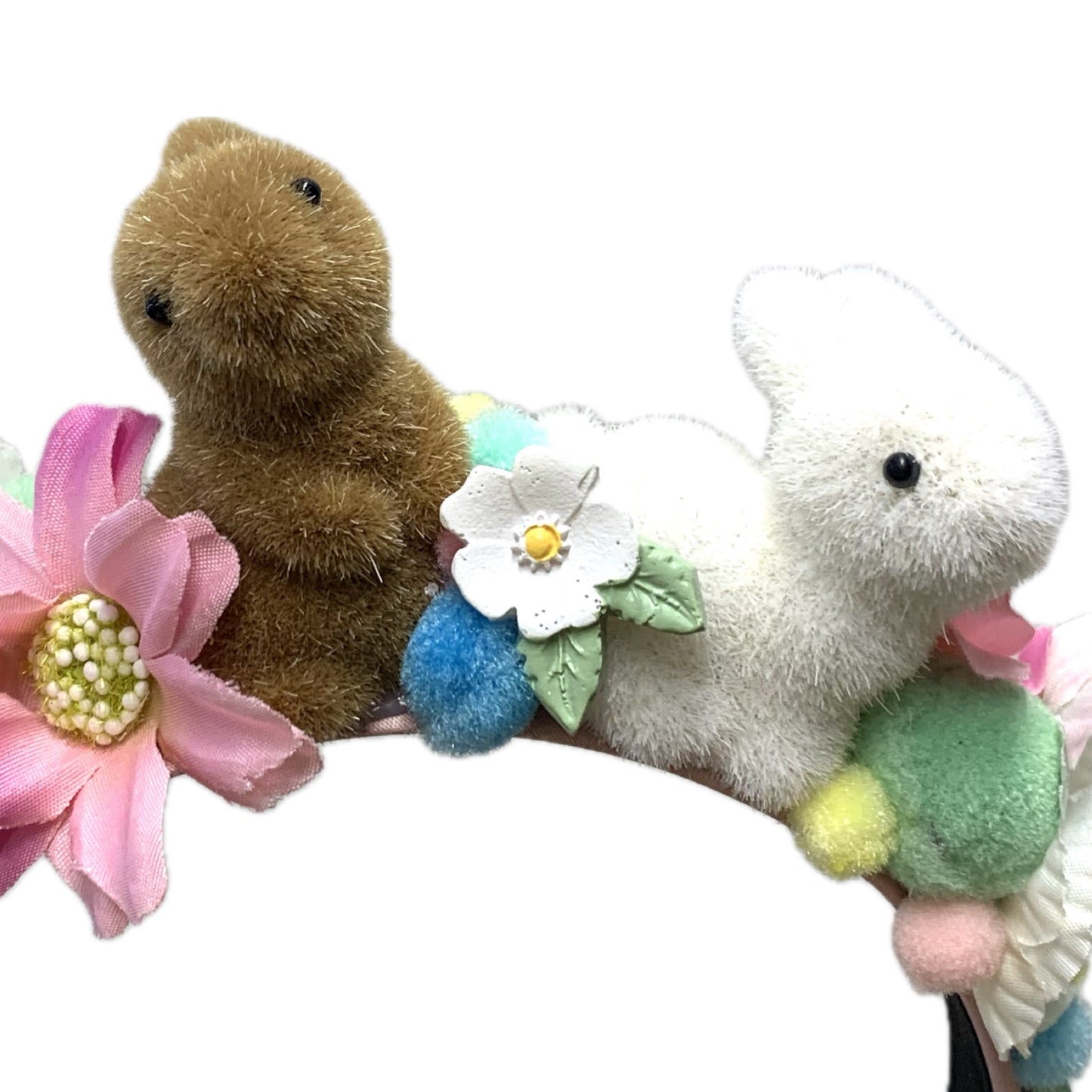 THIS BIRD HAS FLOWN- "BUNNIES & FLOWERS" EASTER FESTIVE HEADBAND