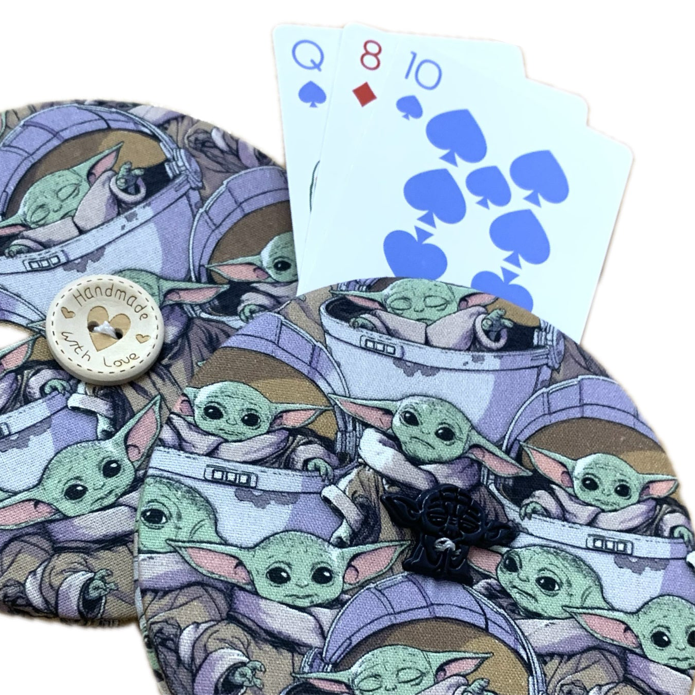 OH SEW ROSY: Playing Card Holders- GROGU (STAR WARS/MANDOLORIAN)