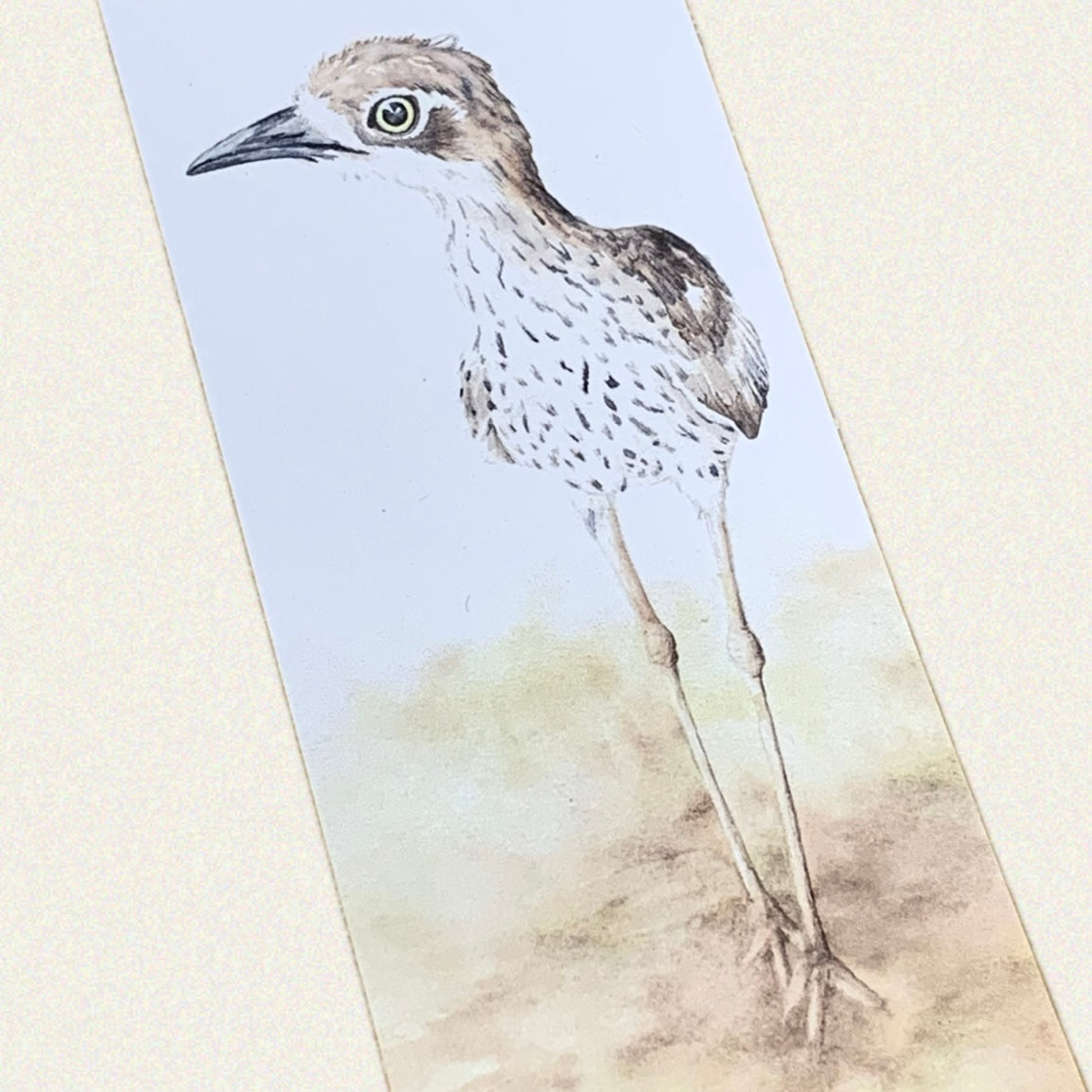 Shanna Trees Creations- "Curlew" Bookmark- White Paper