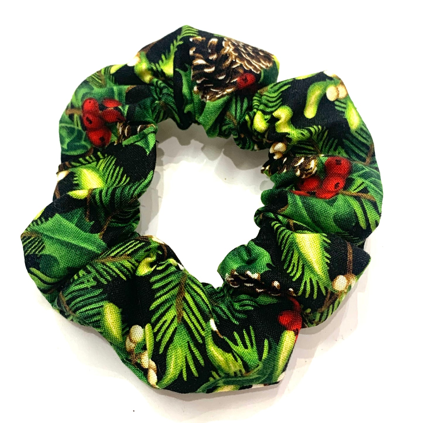 MAKIN' WHOOPEE - Regular “Yuletide Greenery” SCRUNCHIE