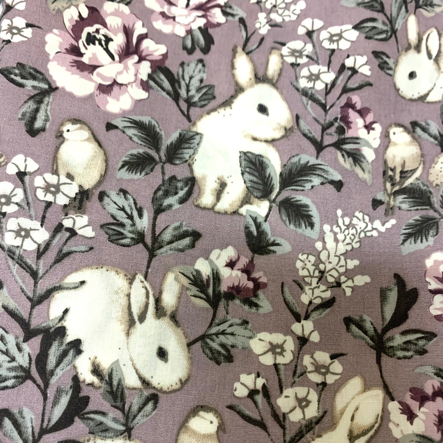 THIS BIRD HAS FLOWN -  Woodland Rabbits- MEDIUM JUMBO SCRUNCHIE HEADBAND