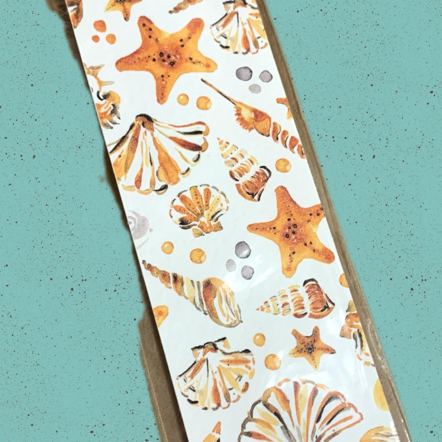 ESZTER'S CREATIONS- "Shells" Bookmark- Textured Paper