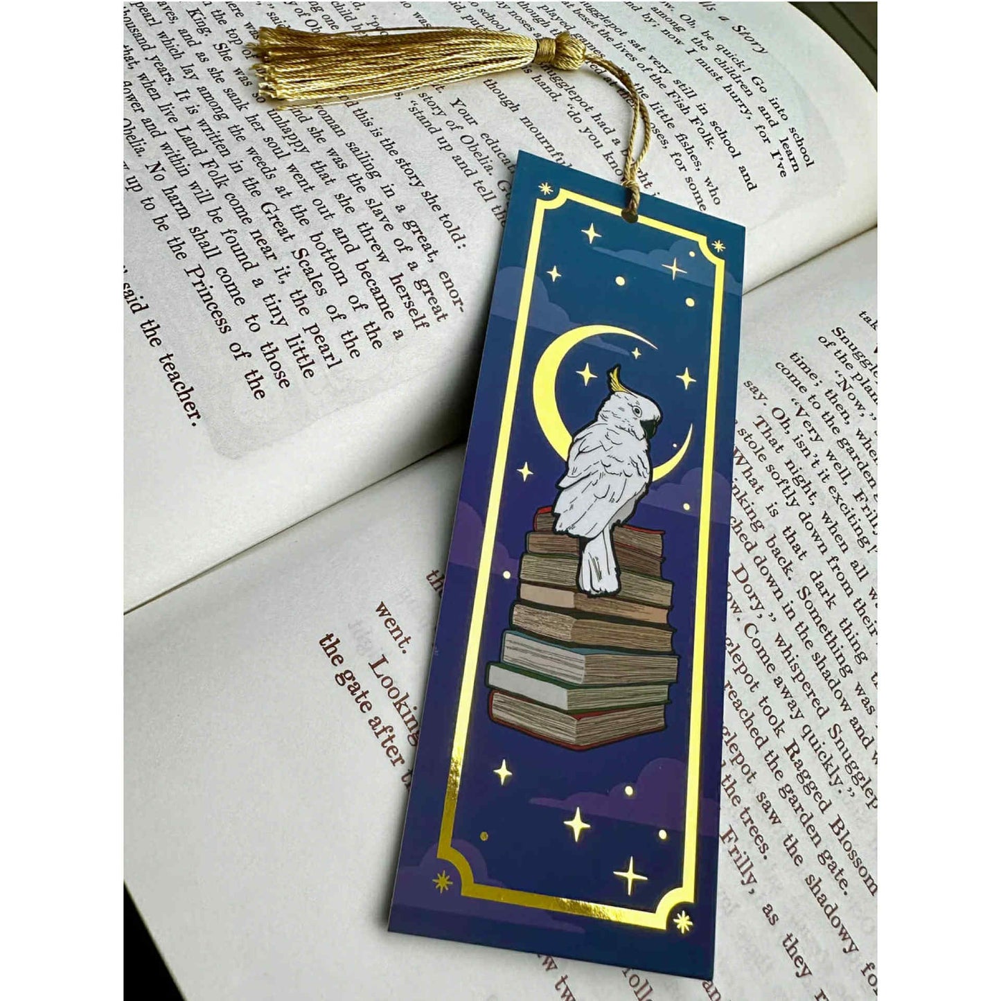 LITTLE GREEN MINI- "Cockatoo" Bookmark