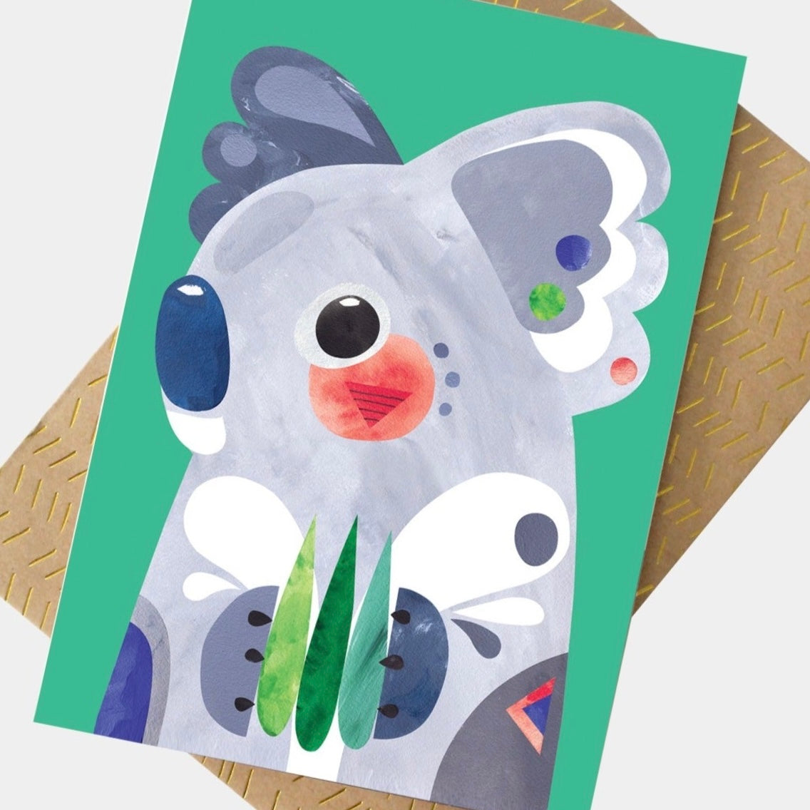 PETE CROMER - KOALA GREETING CARD