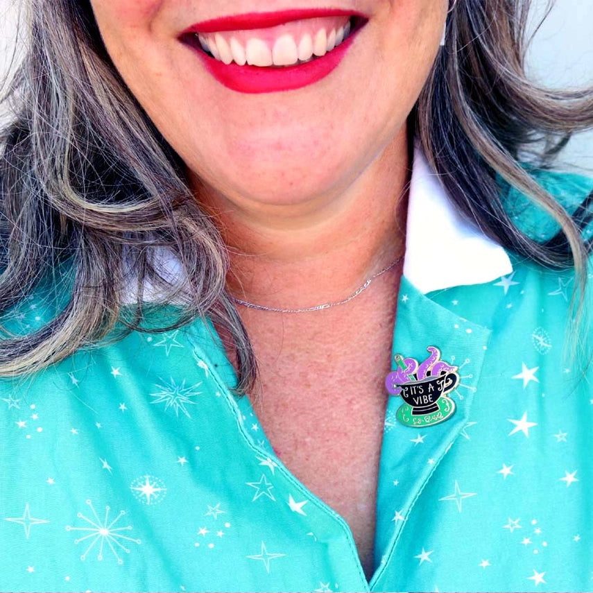 JUBLY-UMPH - "It's A Vibe"- Halloween Lapel Pin
