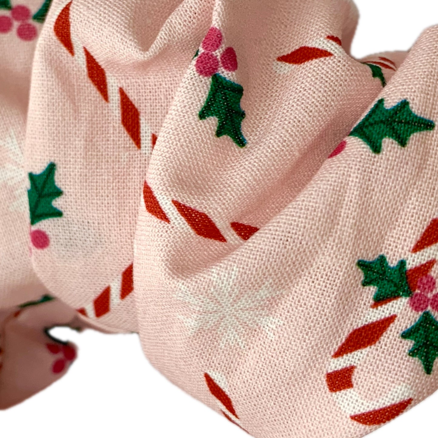 MAKIN WHOOPEE - BIG SCRUNCHIE CHRISTMAS HEADBANDS- Pinkmas Candy Canes