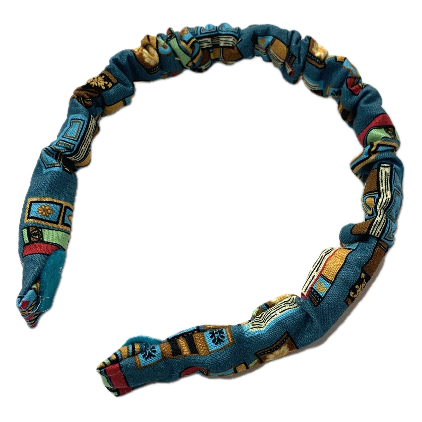 THIS BIRD HAS FLOWN - "Book Shelf"- SMALL SCRUNCHIE HEADBANDS