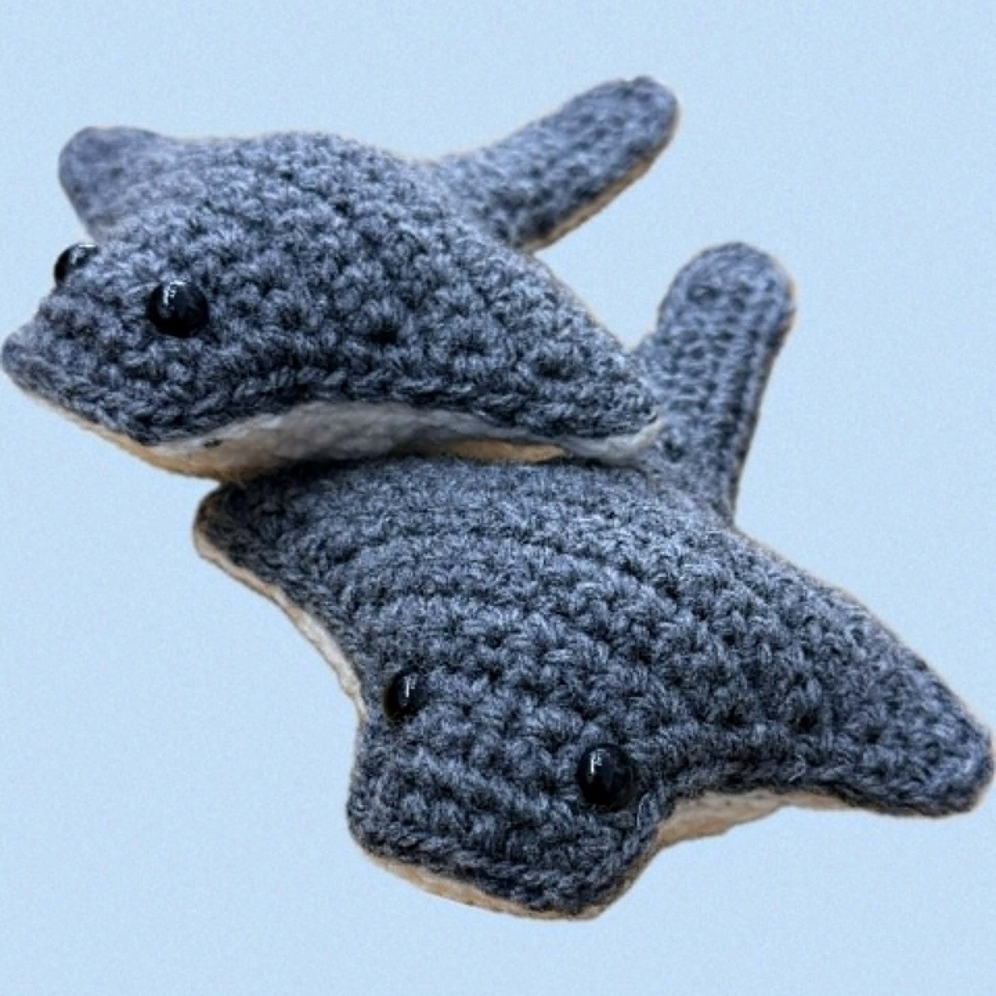 BEAKNITS- CROCHETED RAYS - dark grey