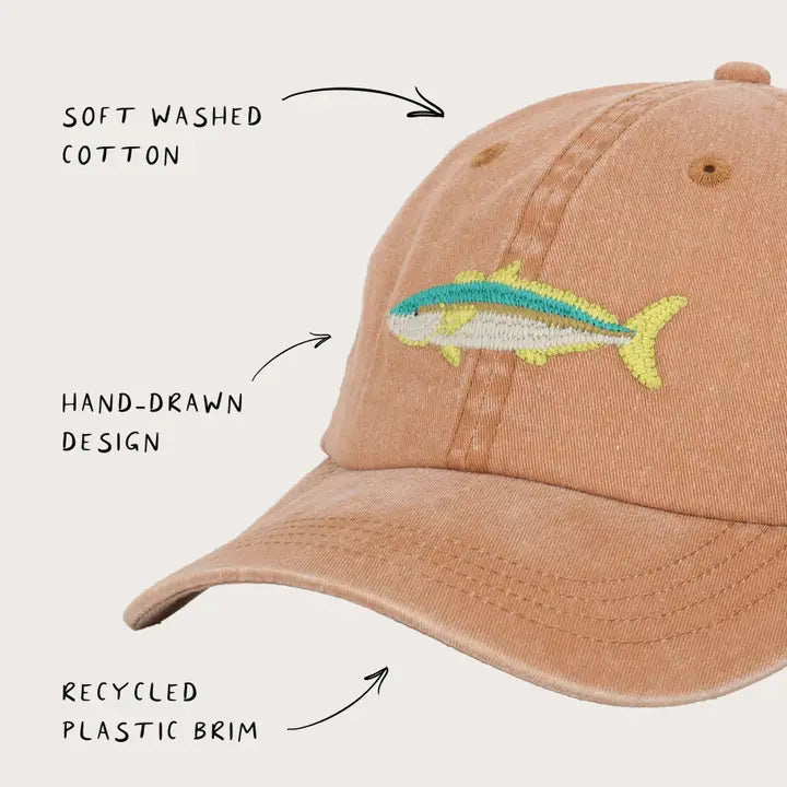 PALLION POINT - FISH LIDS - Kingfish Cap in Rust