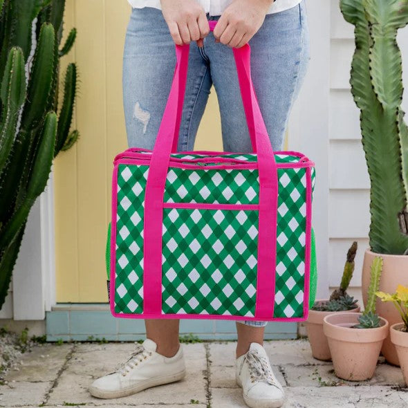 SISTA & CO. - Family Cooler Bag 'Apple & Raspberry Check'