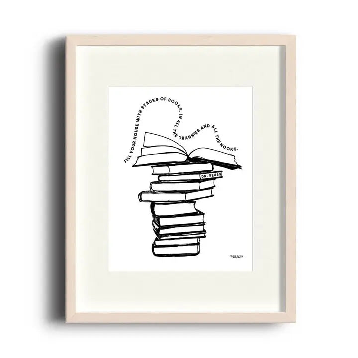 NOOK & BURROW- "Dr Seuss" A4 Print