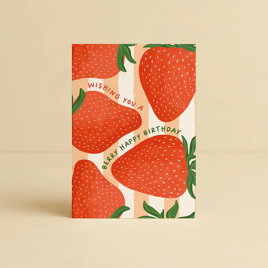 DAYMAKER STATIONERY- "Berry Happy Birthday" - Greeting Card