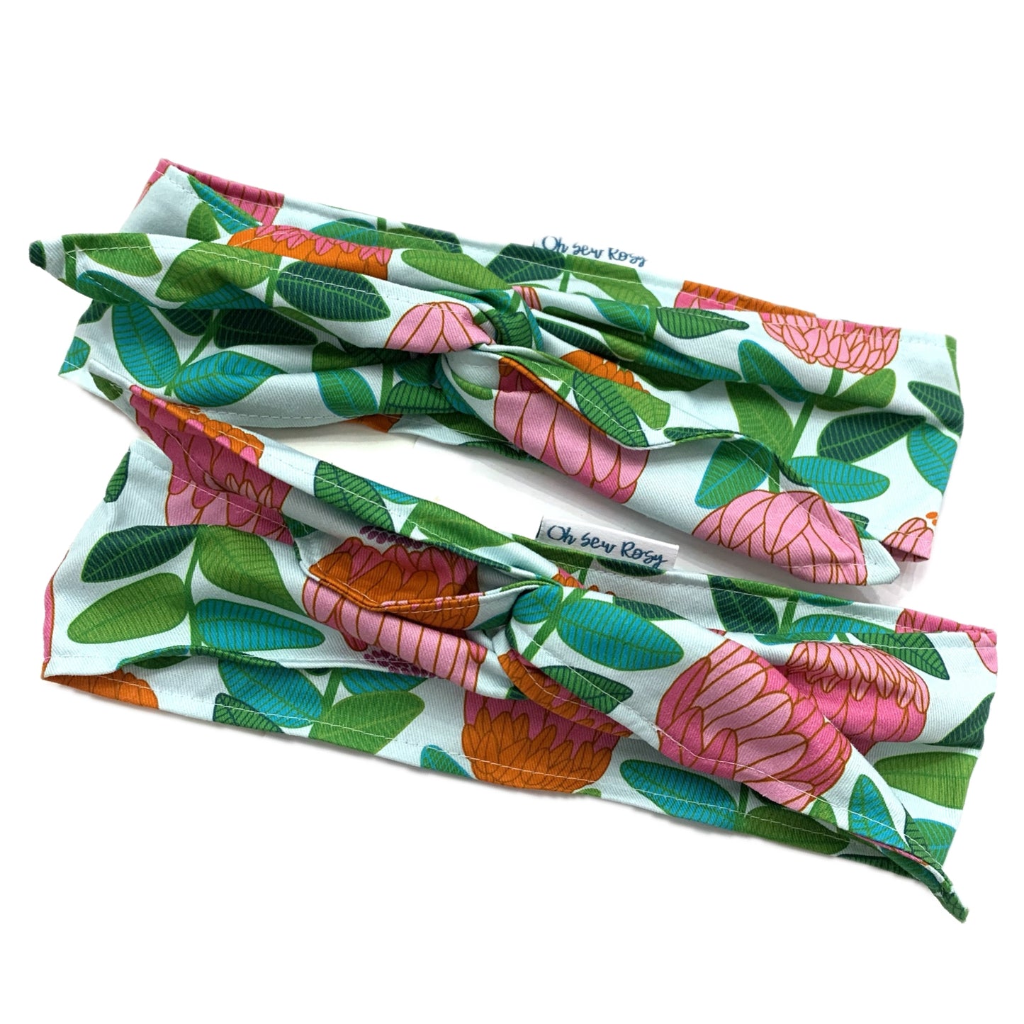 OH SEW ROSY: WIRE HEADBAND - Proteas (Jocelyn Proust Fabric)