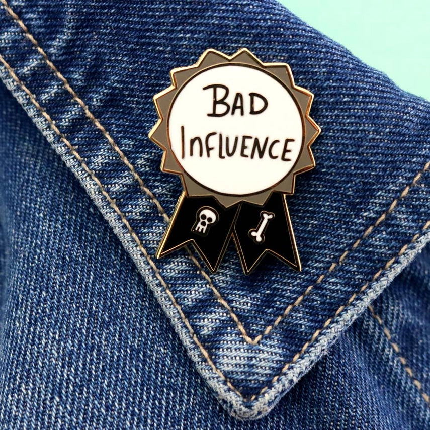 JUBLY-UMPH - "Bad Influence"- Halloween Lapel Pin