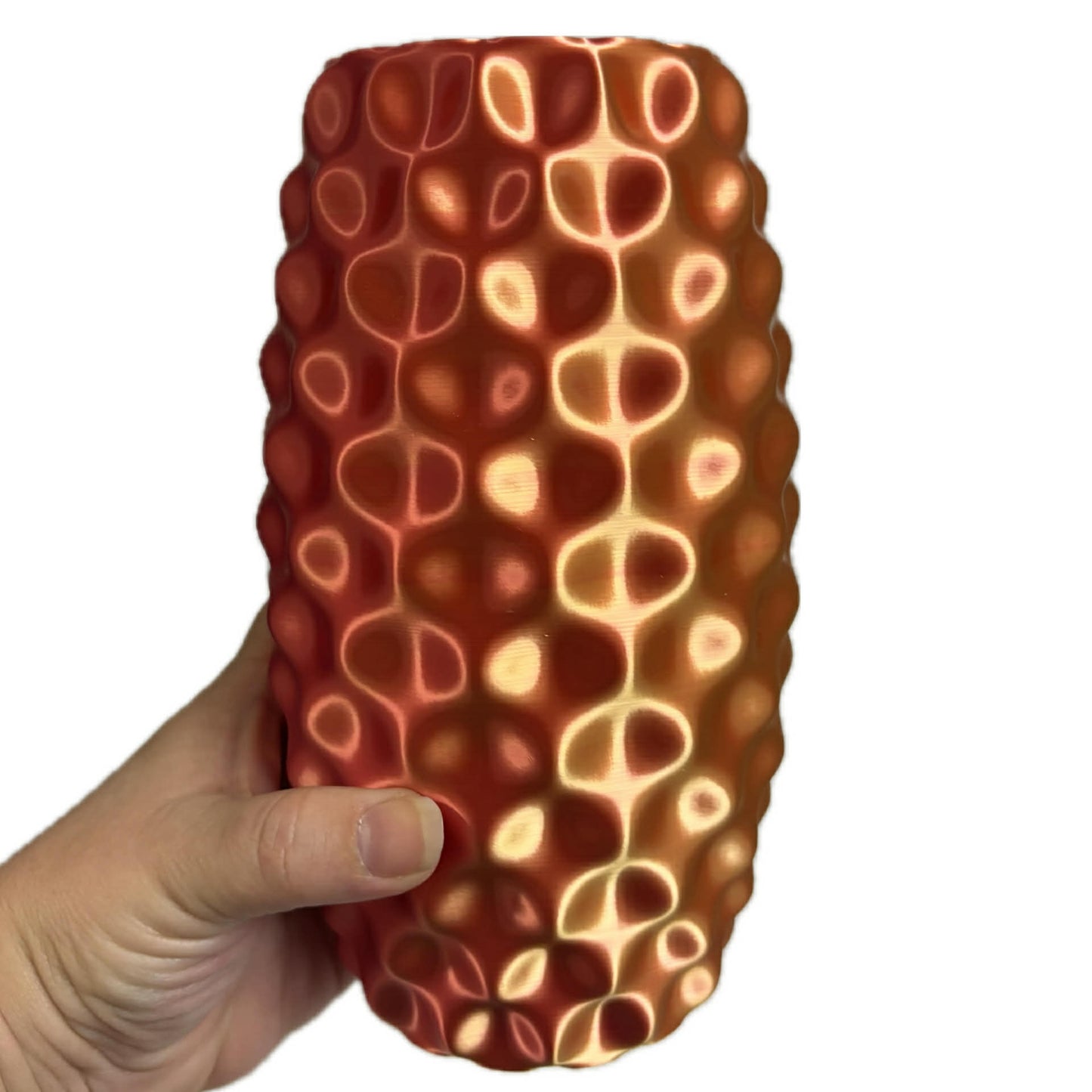 DWAYNSKI.3D - "Dimpla" Vase - Sunfire Fade