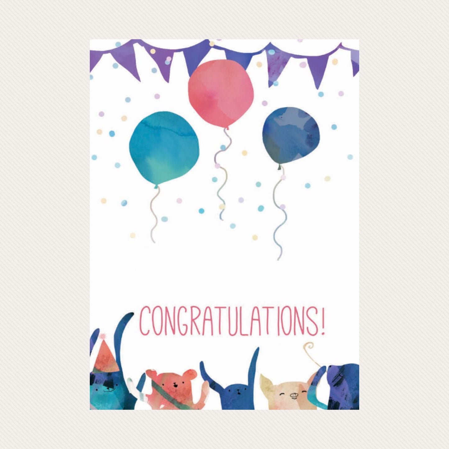 NUOVO - "Congratulations" By Jess Racklyeft- GREETING CARD