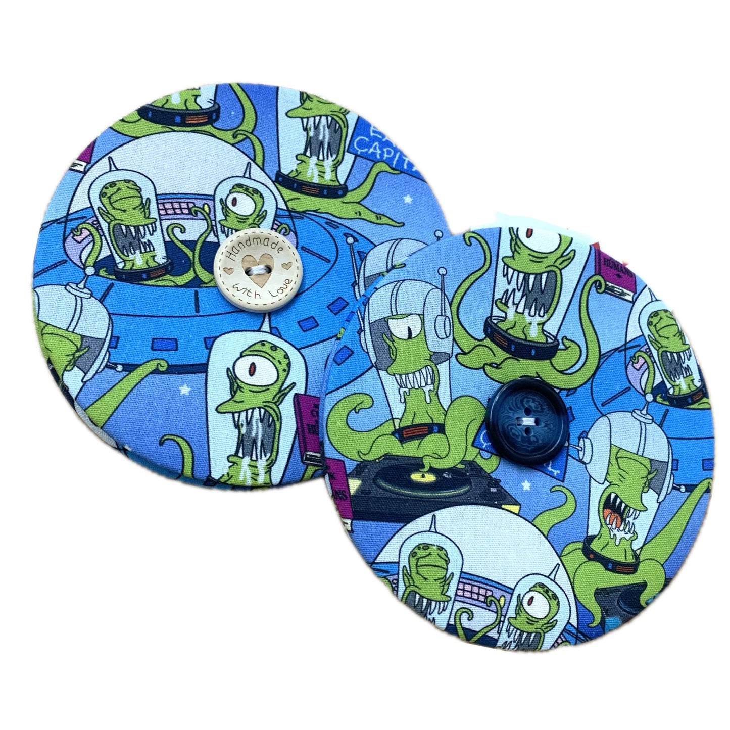 OH SEW ROSY: Playing Card Holders- KANG & KODOS (THE SIMPSONS)