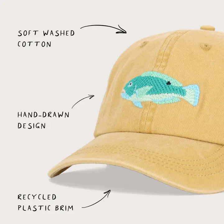 PALLION POINT - FISH LIDS - Tusky Cap in Mustard