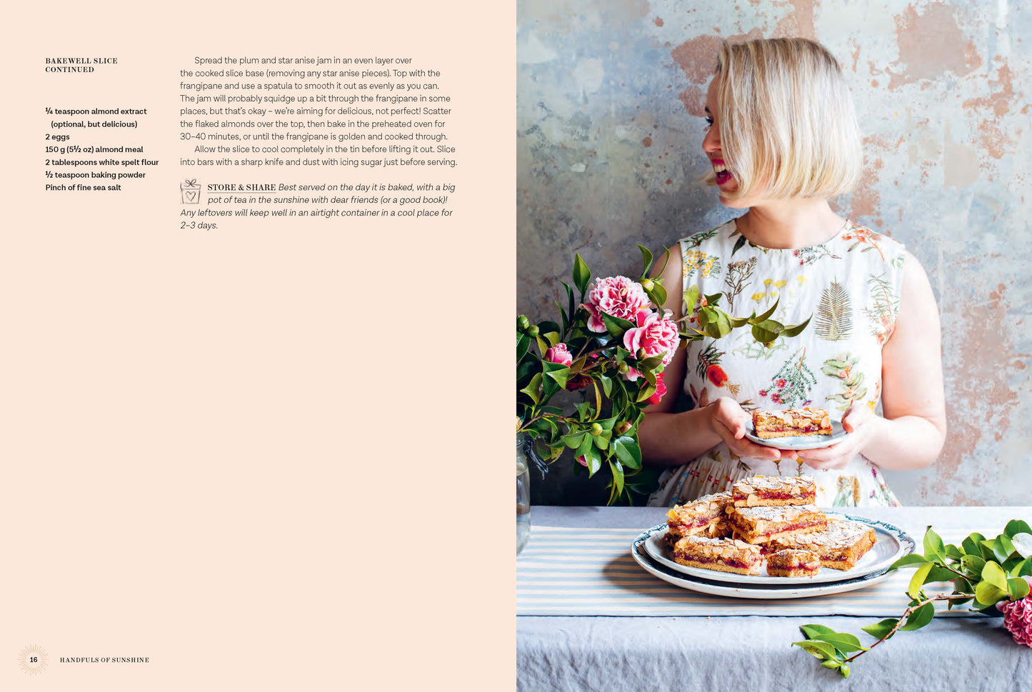 BOOKS & CO - HANDFULS OF SUNSHINE: PERFECT BITE-SIZED BAKES - Tilly Pamment