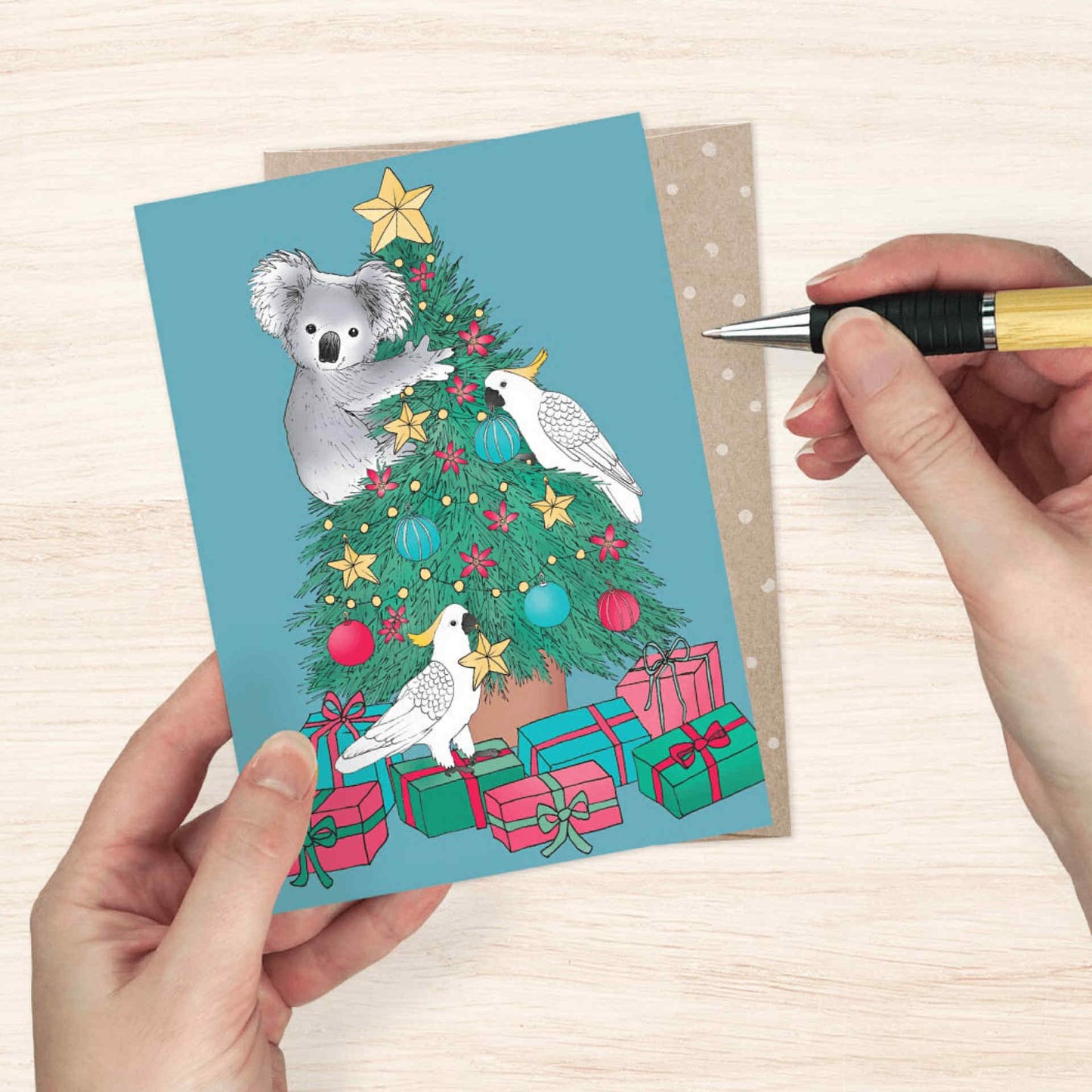 EARTH GREETINGS- Tree Tidings - Christmas Greeting Card - Victoria McGrane