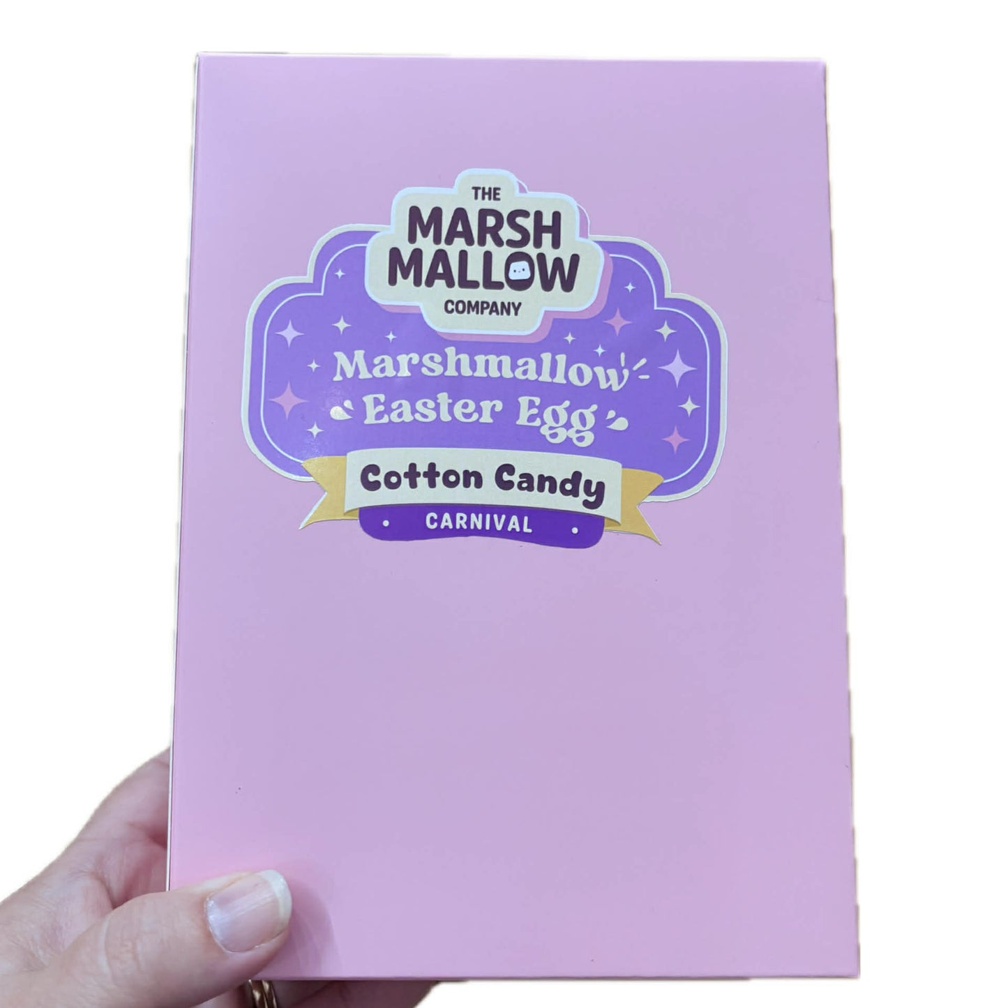 THE MARSHMALLOW COMPANY - EASTER COTTON CANDY CARNIVAL MARSHMALLOW EGG