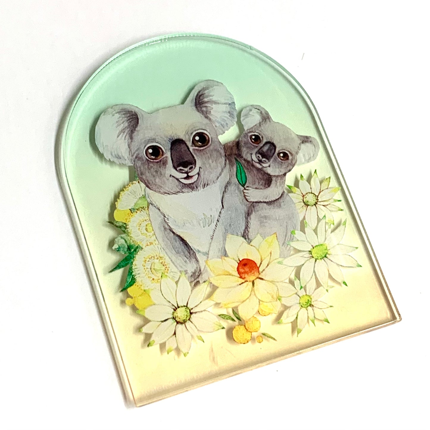 WATERCOLOURS BY CAT- Koala- Australian Animal Art Magnet