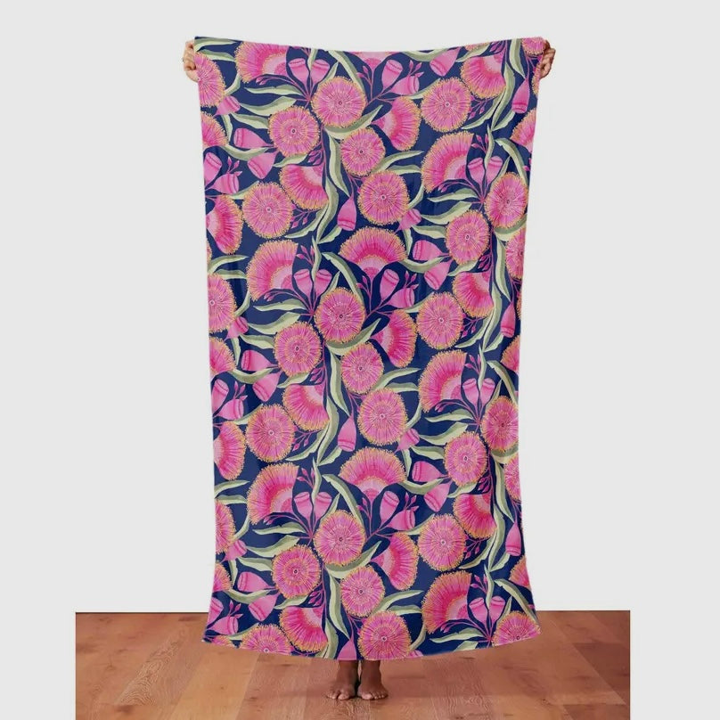 LORDY DORDIE - Gum Blossoms- Beach Wrap/Shawl/Scarf