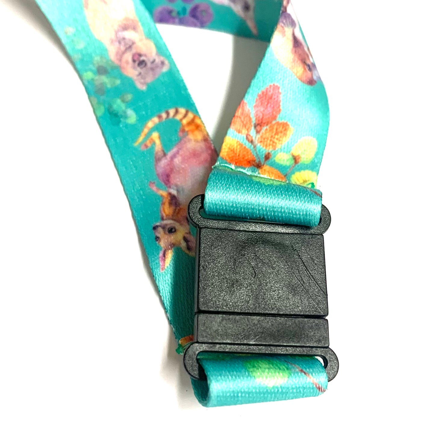 WATERCOLOURS BY CAT- Australian Animal Lanyard- Green