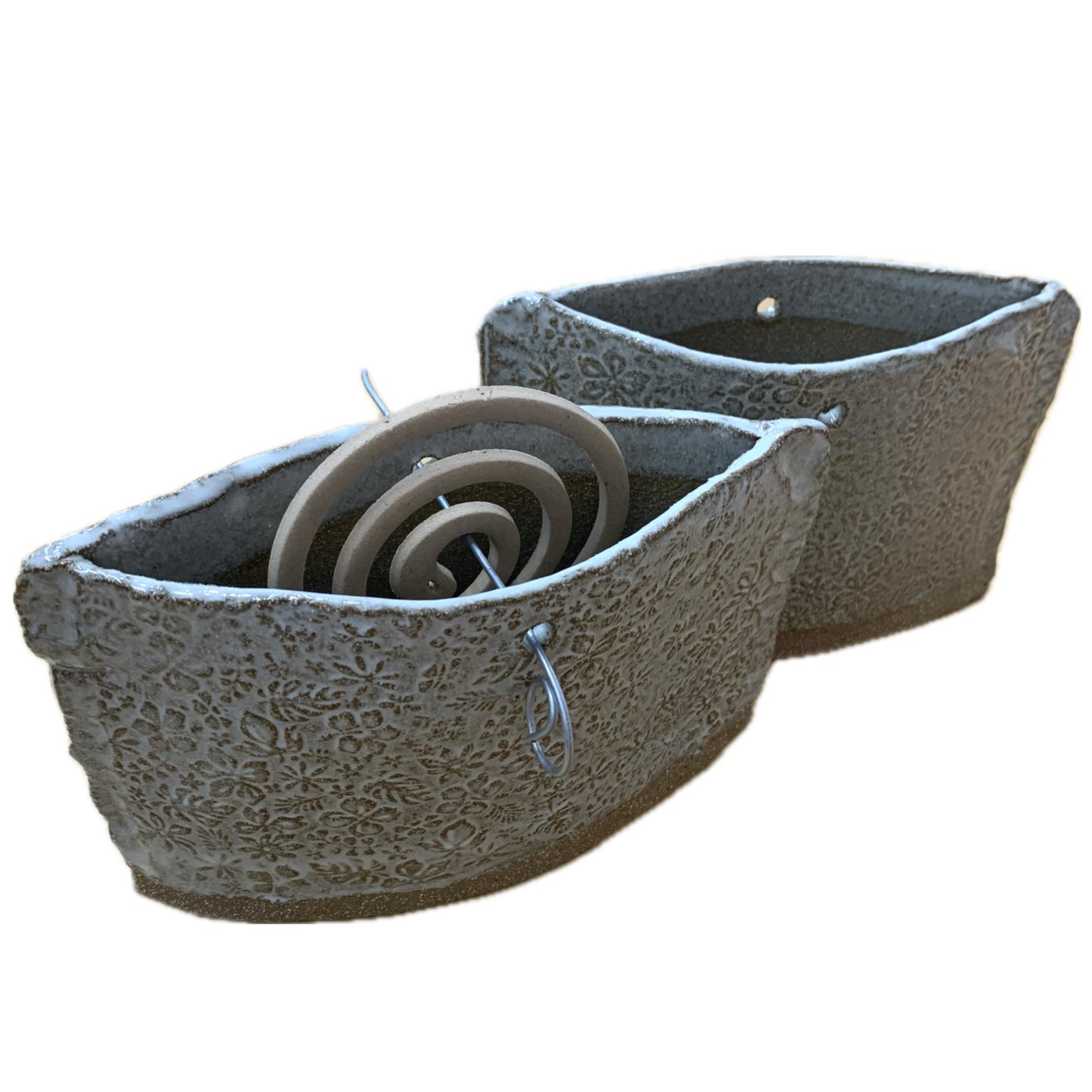 EARTH BY HAND- Mosquito Coil Holders- Tropical Embossed