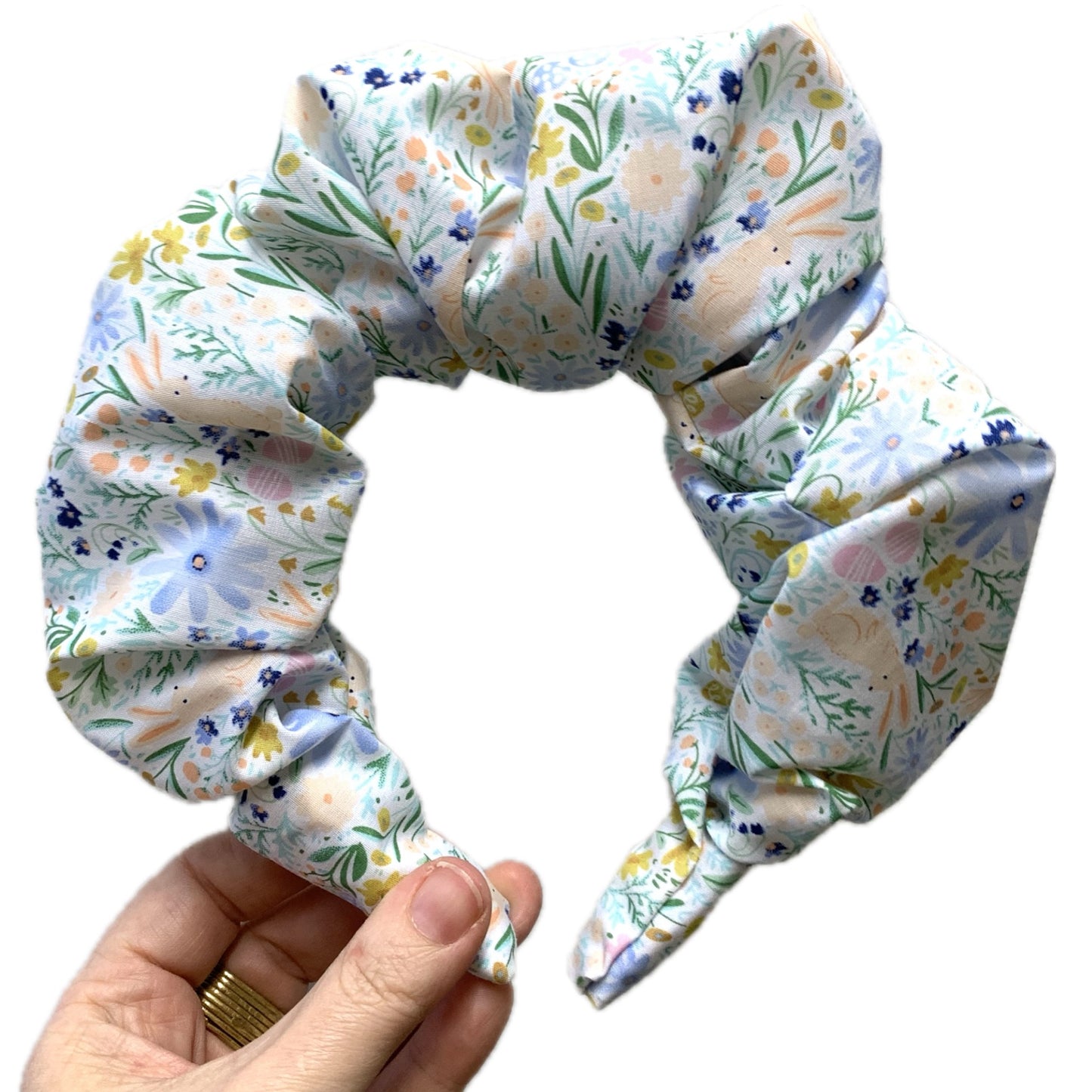 MAKIN WHOOPEE - Bunny Meadow- JUMBO EASTER SCRUNCHIE HEADBAND