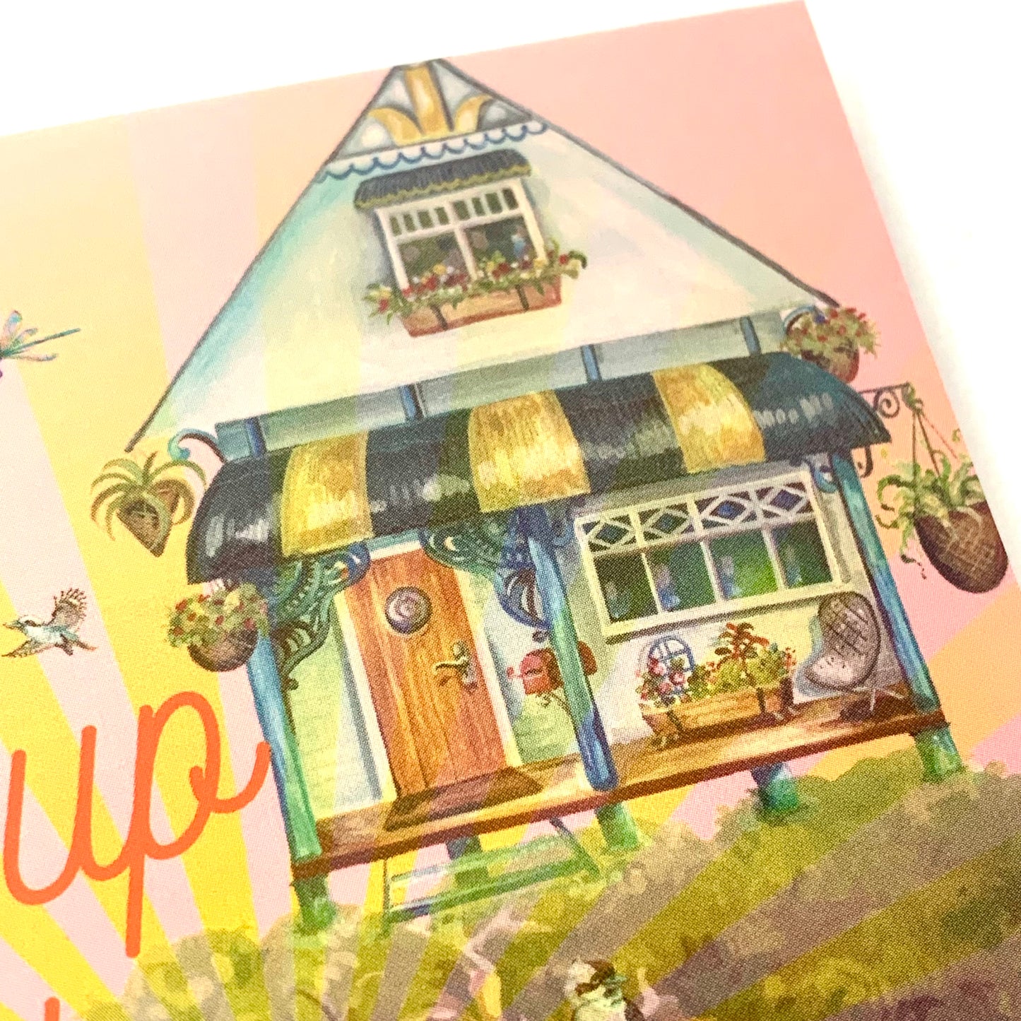 HAYLEY GILLESPIE - "WAKE UP CALL" POSTCARD