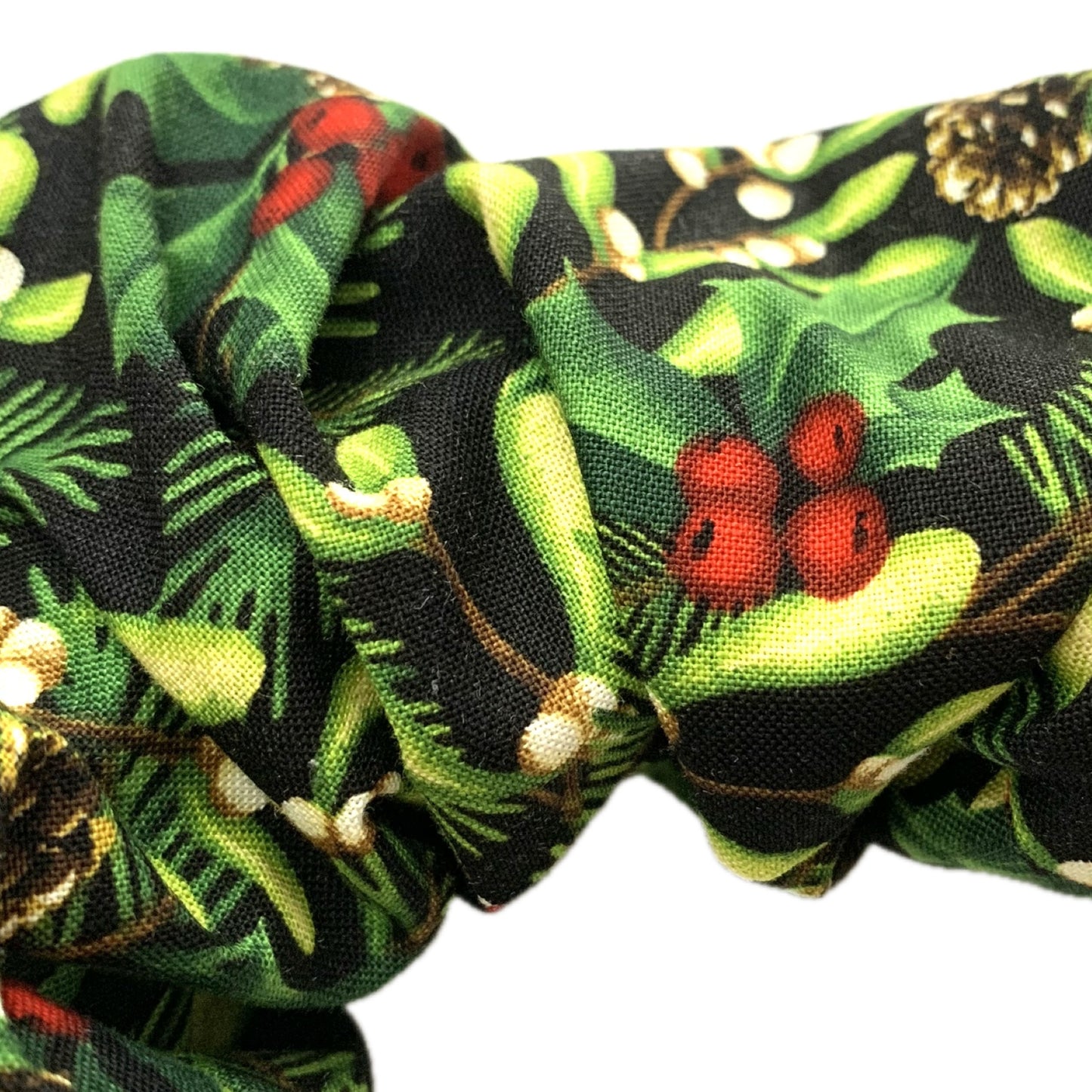 MAKIN WHOOPEE - BIG SCRUNCHIE CHRISTMAS HEADBANDS- Yuletide Greenery