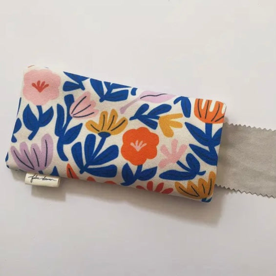 FABRIC DRAWER- Handmade Glasses Case - Petals