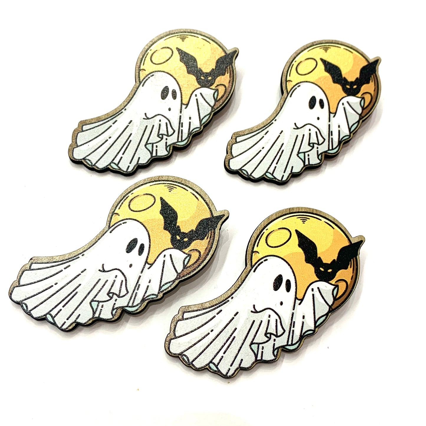 MAKIN' WHOOPEE - Moonlight Boo- Timber Halloween Brooch