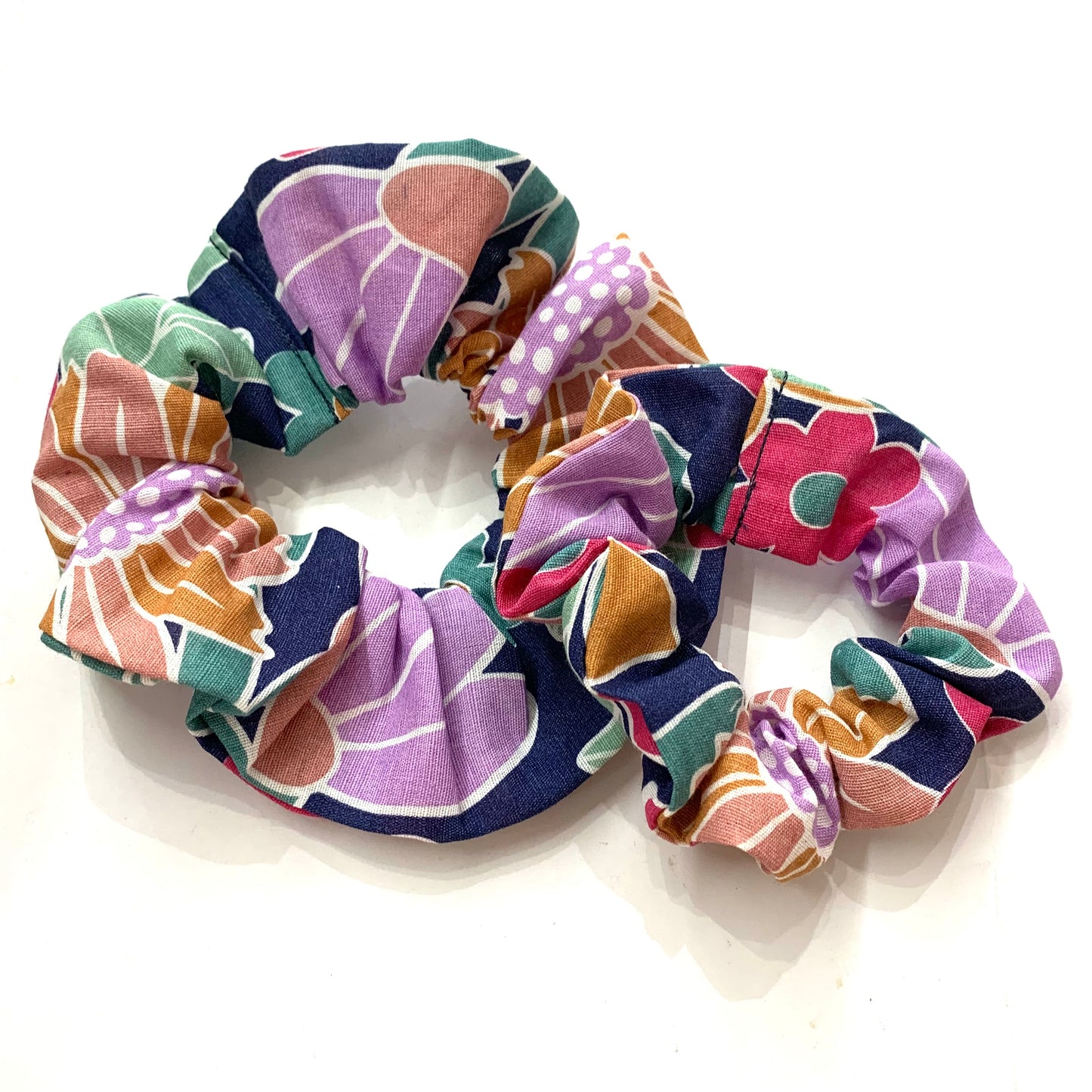 MAKIN' WHOOPEE - JUMBO "Erica Floral" SCRUNCHIES