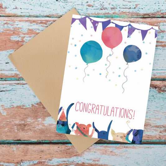NUOVO - "Congratulations" By Jess Racklyeft- GREETING CARD