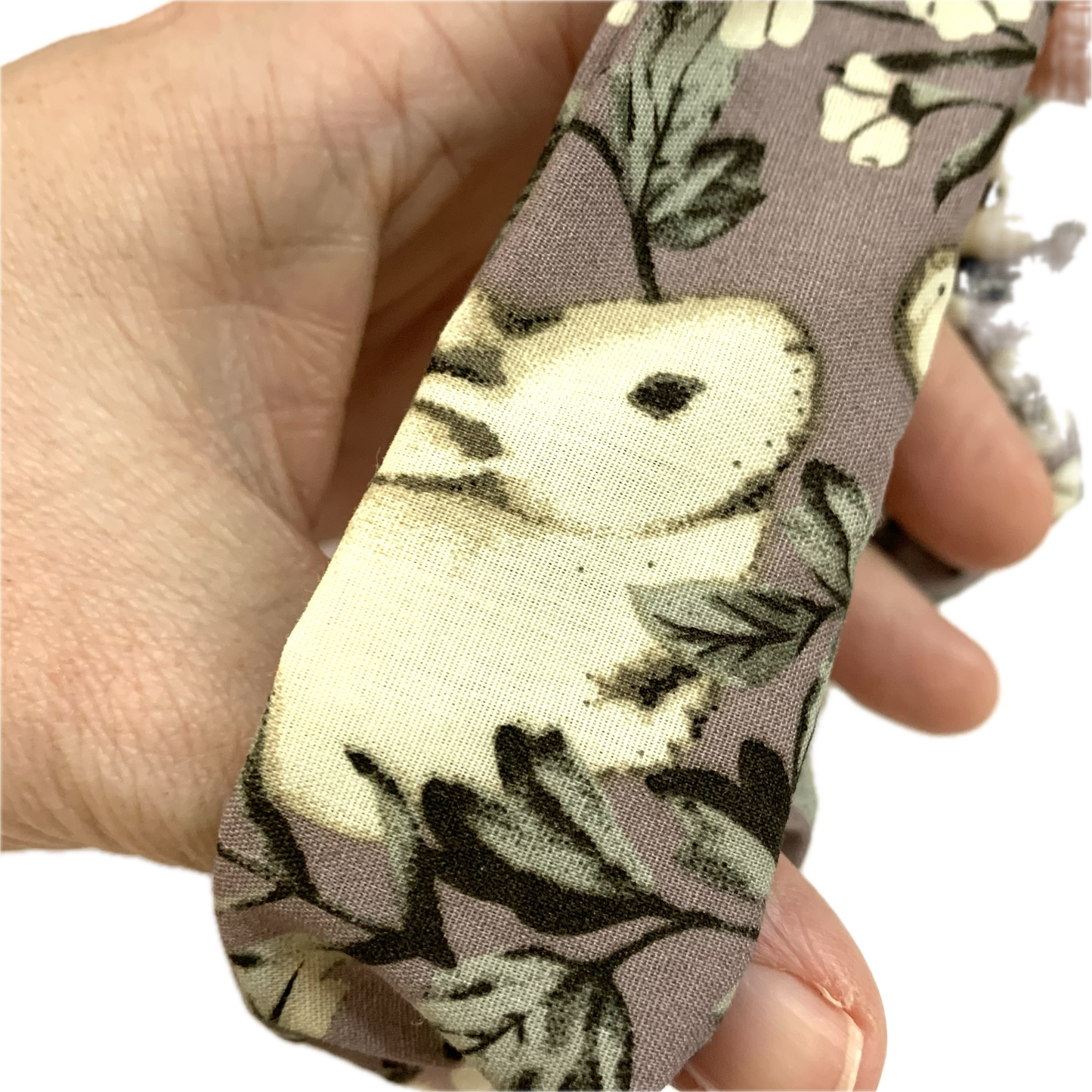 MAKIN' WHOOPEE - JUMBO "Woodland Rabbits" EASTER SCRUNCHIE