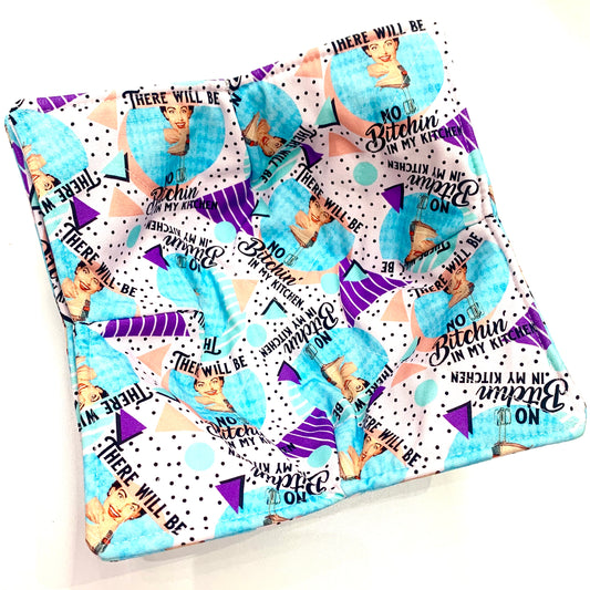 OH SEW ROSY: Bowl Cosies- No Bitchin’ in my Kitchen