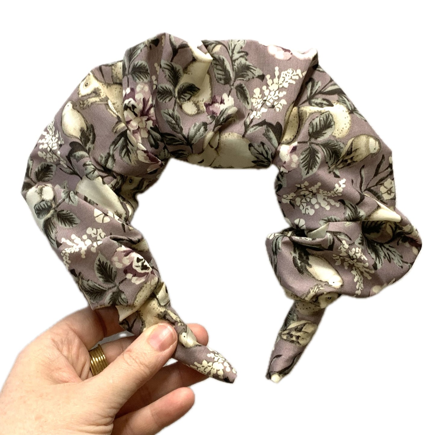 MAKIN WHOOPEE - Woodland Rabbits- JUMBO EASTER SCRUNCHIE HEADBAND