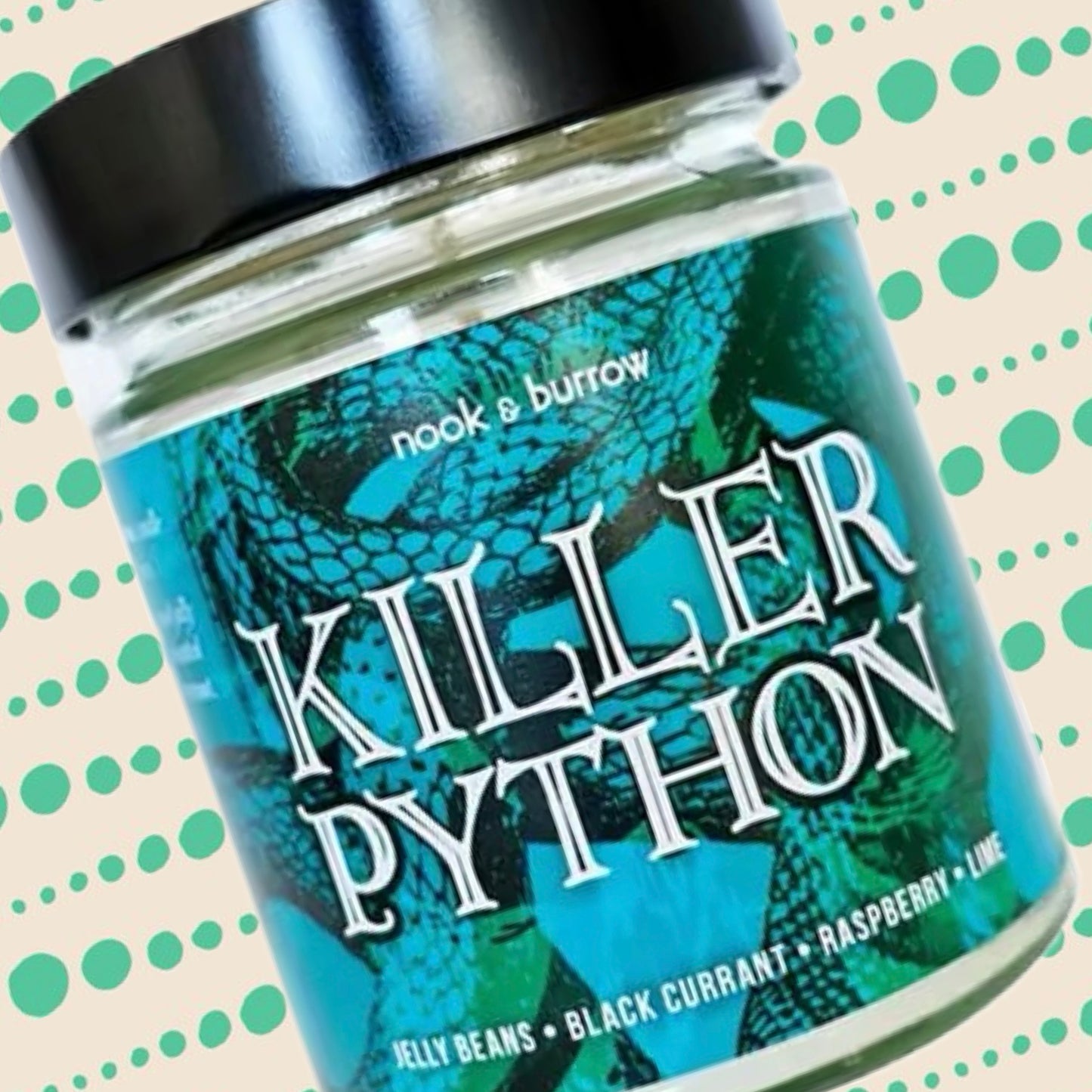NOOK & BURROW- "Killer Python"- Candle