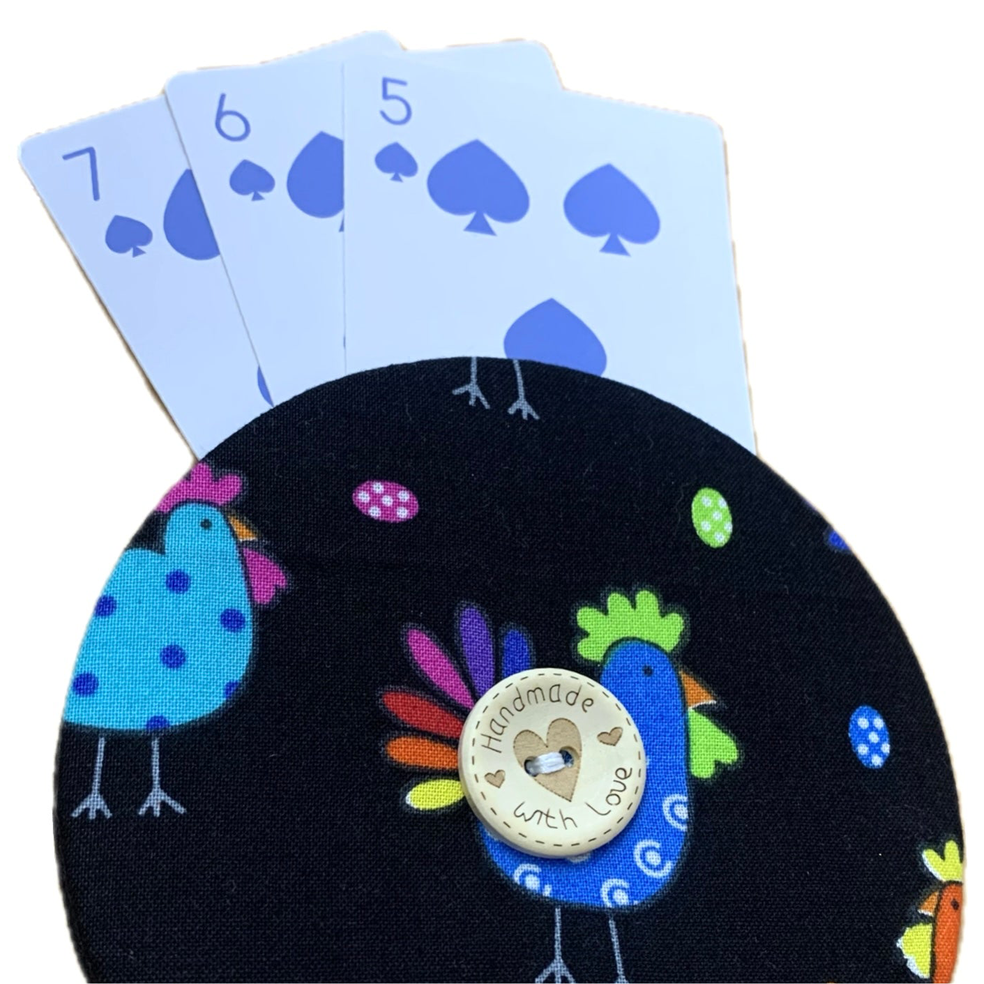 OH SEW ROSY: Playing Card Holders- Chickens