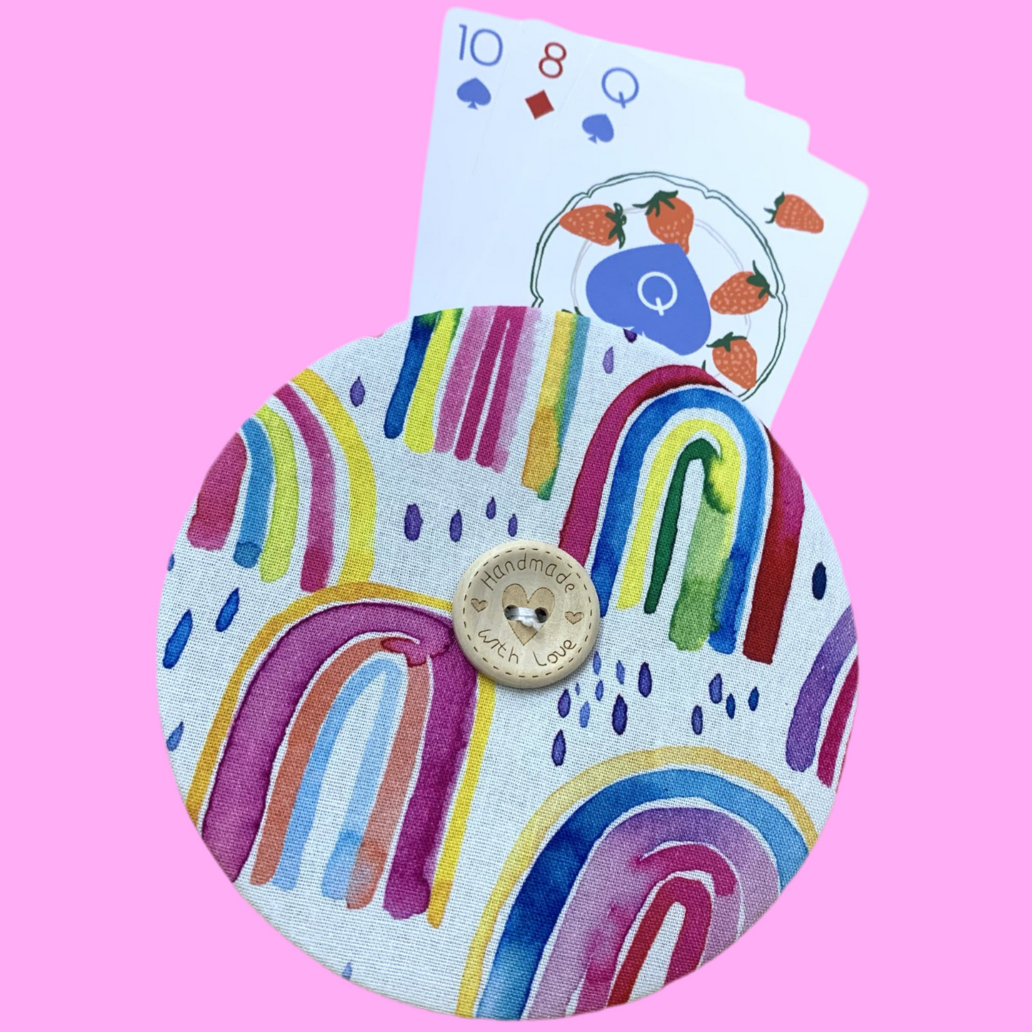 OH SEW ROSY: Playing Card Holders- RAINBOWS