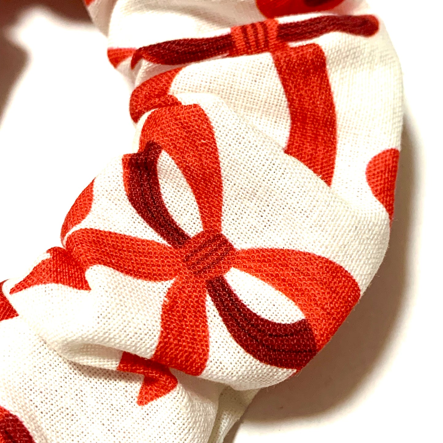MUMMA WHOOPEE - Regular “Red Bows” CHRISTMAS SCRUNCHIES
