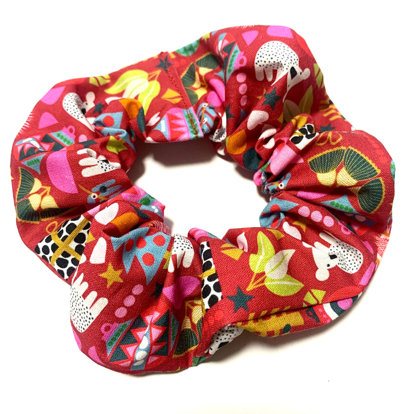 MUMMA WHOOPEE - Jumbo "Abstract Australiana" Christmas Scrunchies