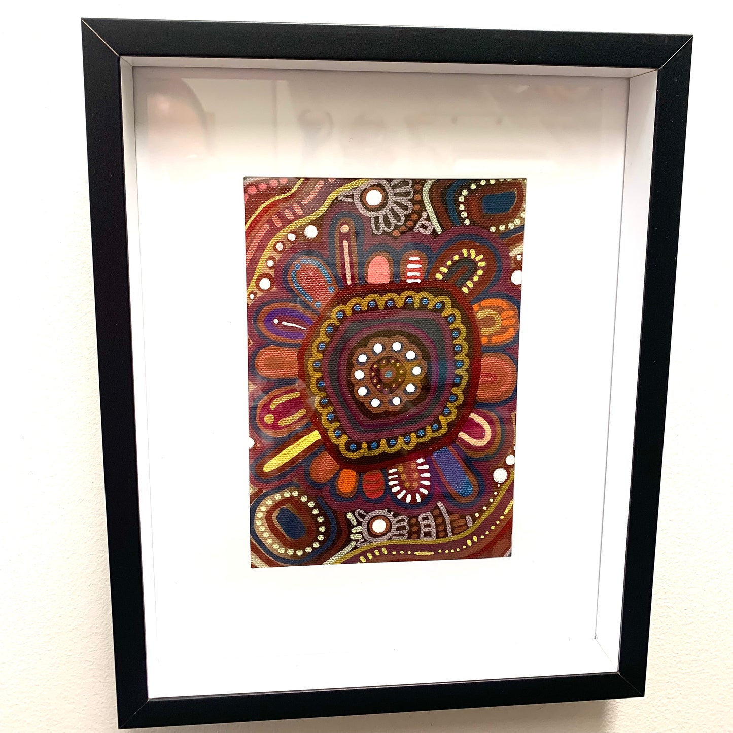 ART BY GAYLEE - Small Shadow Box Framed Original Painting #1