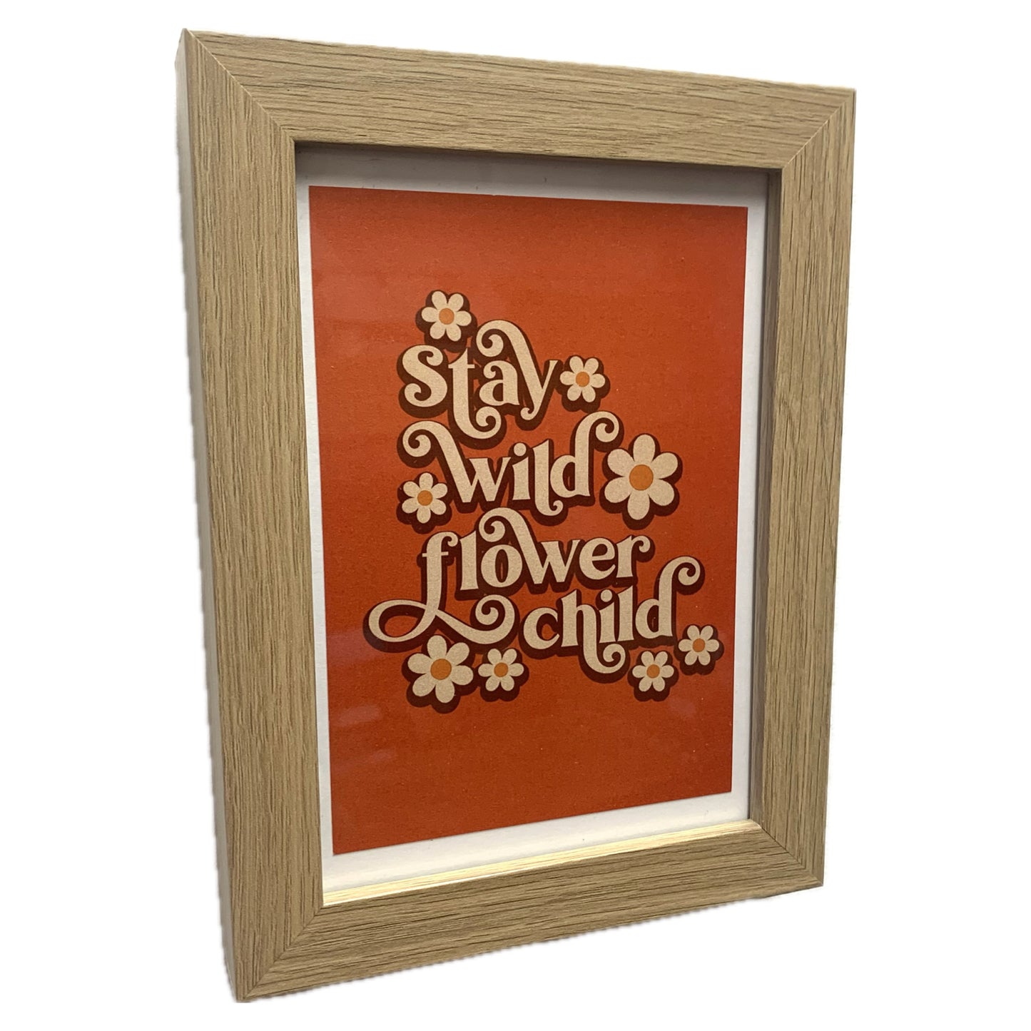 AHD PAPER CO - "Flower Child" - Framed Image By Oopsy Daisy